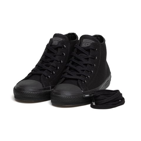 ALL STAR PLATAFORMA ECO LEATHER HI COURO PRETO - Converse é na