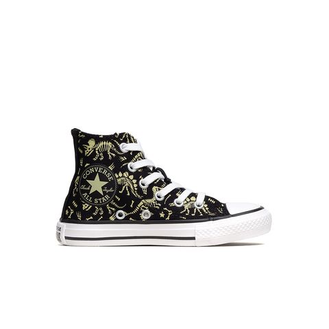 T nis Converse Chuck Taylor All Star Kids Hi Dino Preto Glow