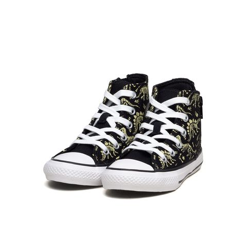 Tênis Converse All Star Chuck Taylor Dino Infantil Preto / Verde