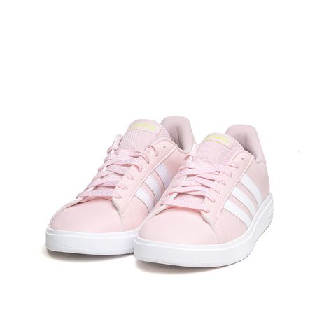Tênis Adidas Grand Court Base Rosa Espaco Tenis