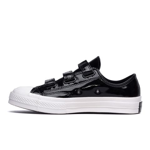 converse velcro mens black