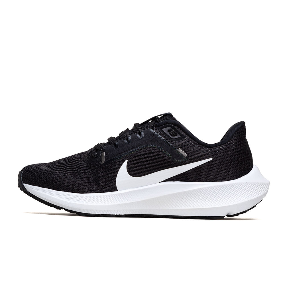 Tênis Nike Air Zoom Pegasus 40 Preto/Branco - Espaco Tenis