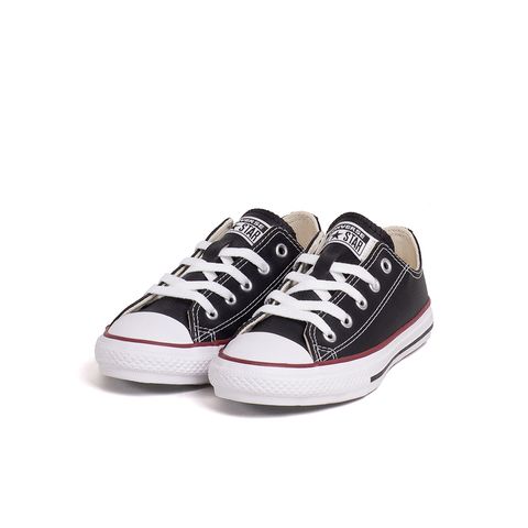 Tênis Converse Chuck Taylor All Star Kids Ox Preto/Vermelho/Preto
