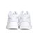 Visão traseira do Tênis Nike Court Vision Mid Branco/Branco