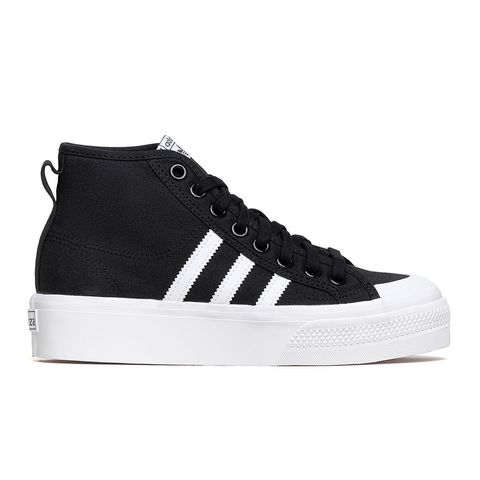 T nis Adidas Originals Nizza Platform Mid Preto Branco