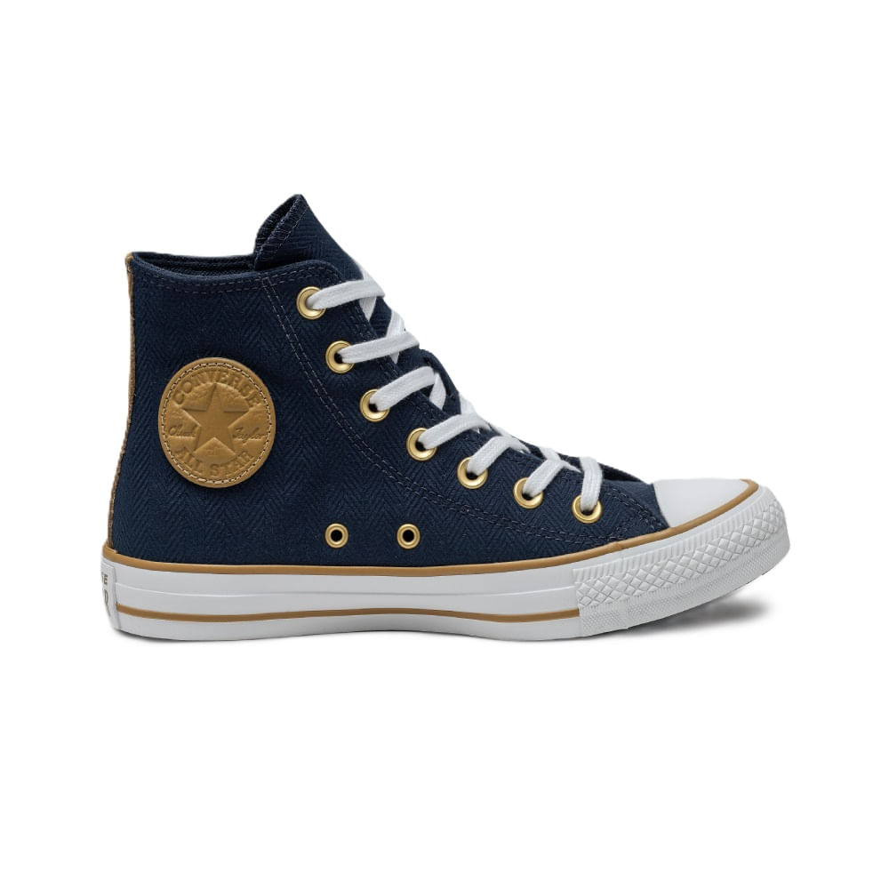 Tênis Converse Chuck All Star Converse Alto All Star Azul Alto