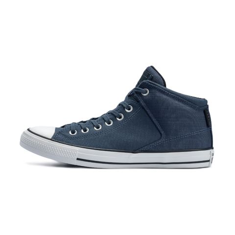 Star Converse Cano Alto All Star Azul Marinho Plataforma Tênis