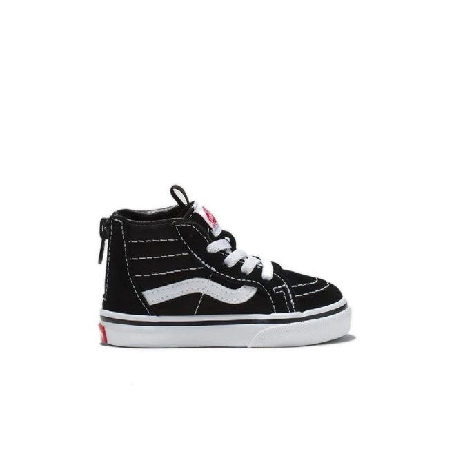 Tênis Vans Kids Sk8 Hi Zip Preto/Branco