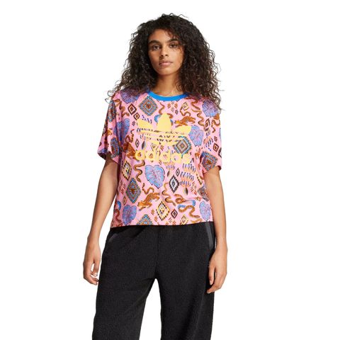 Camiseta Adidas Wm Originals Farm Rosa - Espaco Tenis