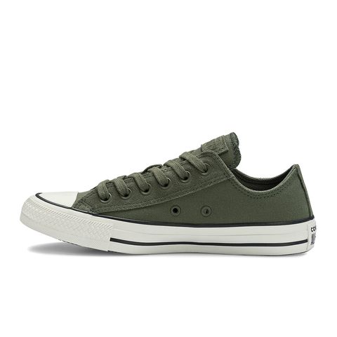 Verde Militar All Star Couro Verde Tênis Converse All Star Chuck