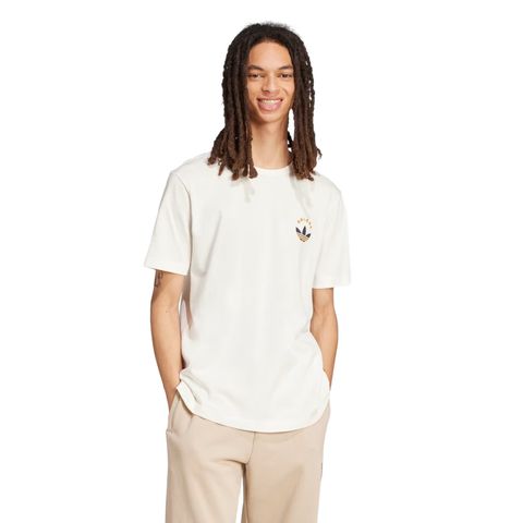 Camiseta Adidas Mn Originals Grfx Sport Main Off White - Espaco Tenis