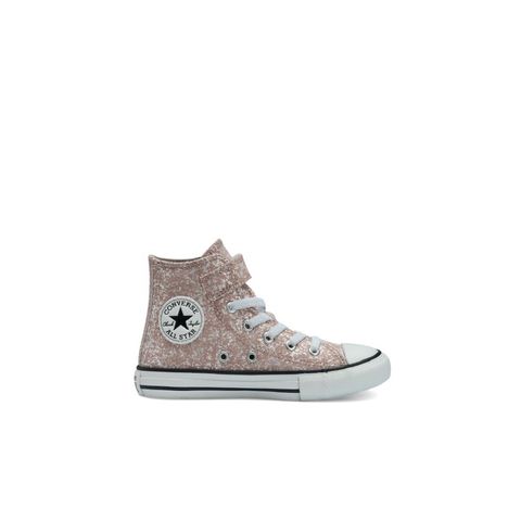 Tênis Converse Chuck Taylor All Star Kids Hi 1v Shinefetti Nude