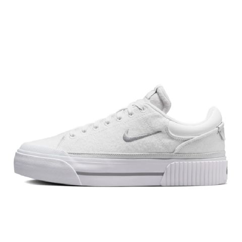 Tênis Nike Court Legacy Lift Branco/Cinza Espaco Tenis