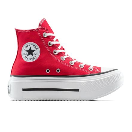 Tênis Converse Chuck Taylor All Star Lift Hi Double Stack Red